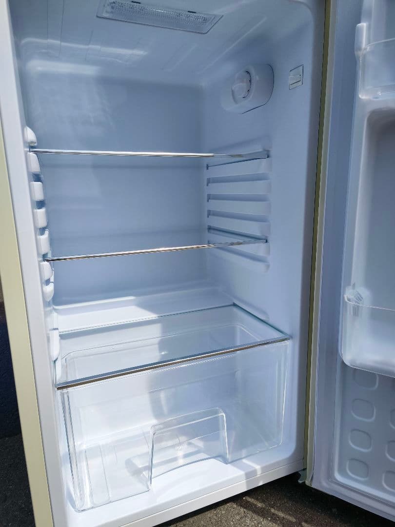 関東限 23年 条件で配送無 レトロ冷蔵庫 レトロデザイン冷蔵庫 冷蔵庫 2ドア