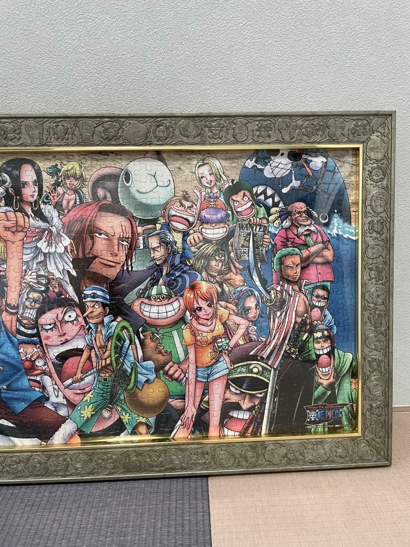 ワンピース　パズル　純正額付き