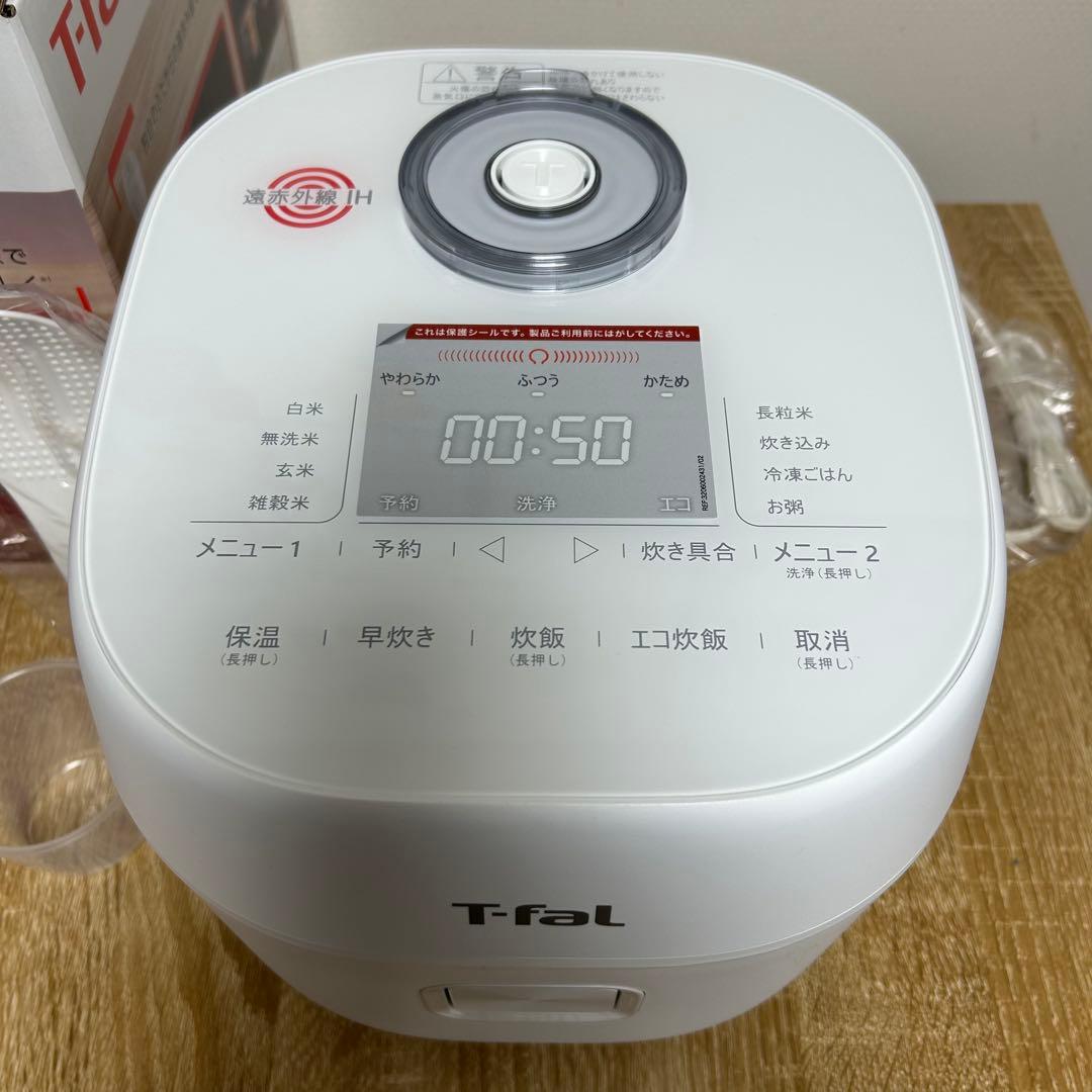 【限界価格】炊飯器 5.5合 ホワイト T-fal(ティファール)