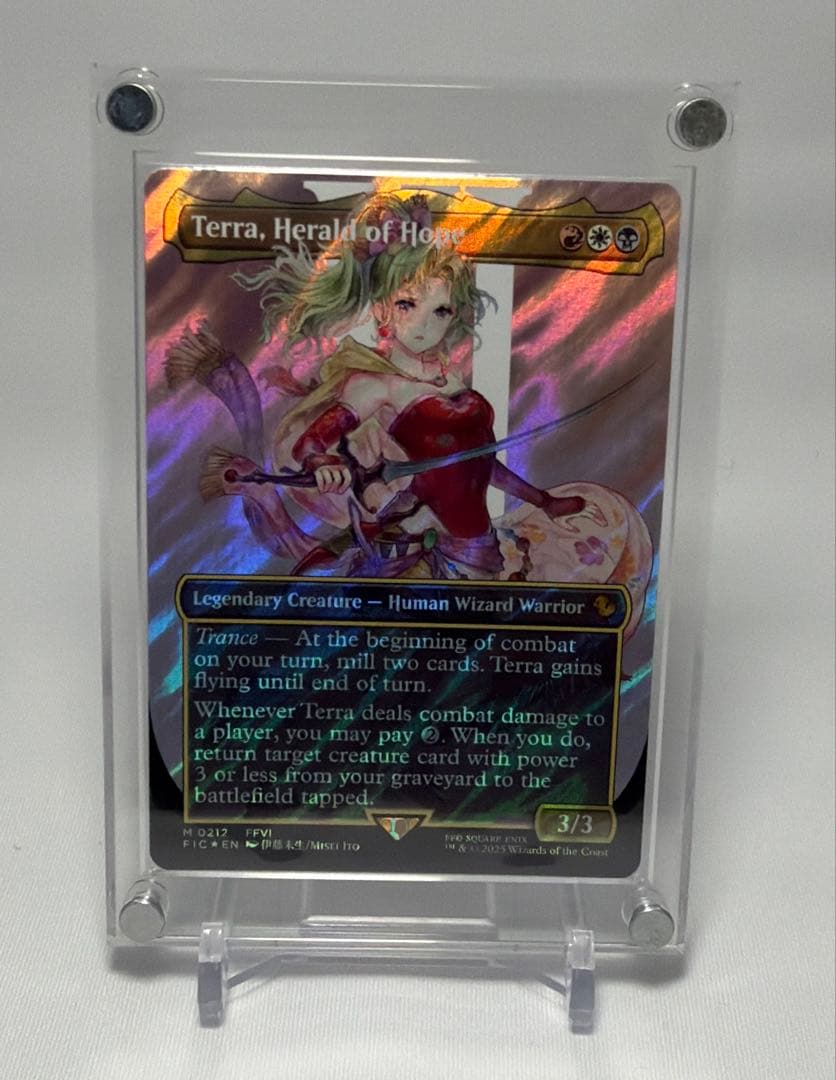 魔導の力を持つ少女、ティナ / Terra, … 英語版 サージfoil