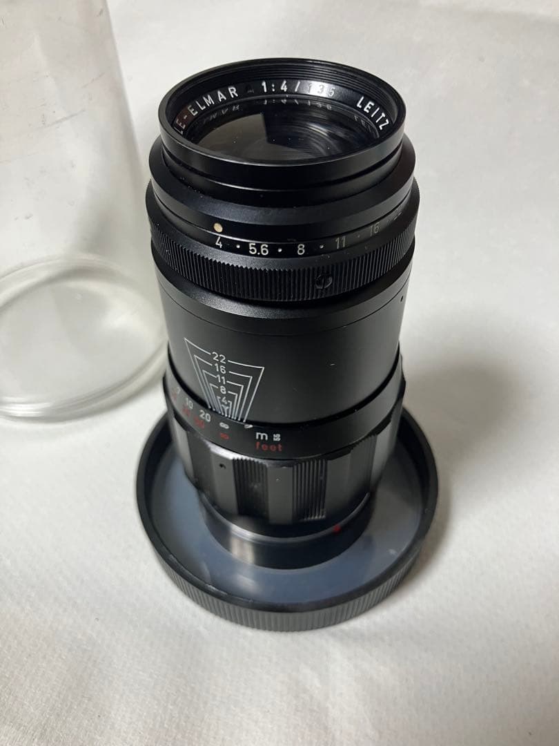 LEITZ TELE-ELMAR 135mm f/4 レンズ 赤文字　良品