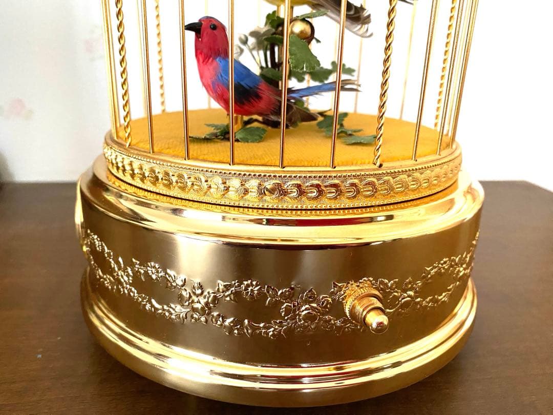 リュージュ社シンギングバード　オルゴール時計