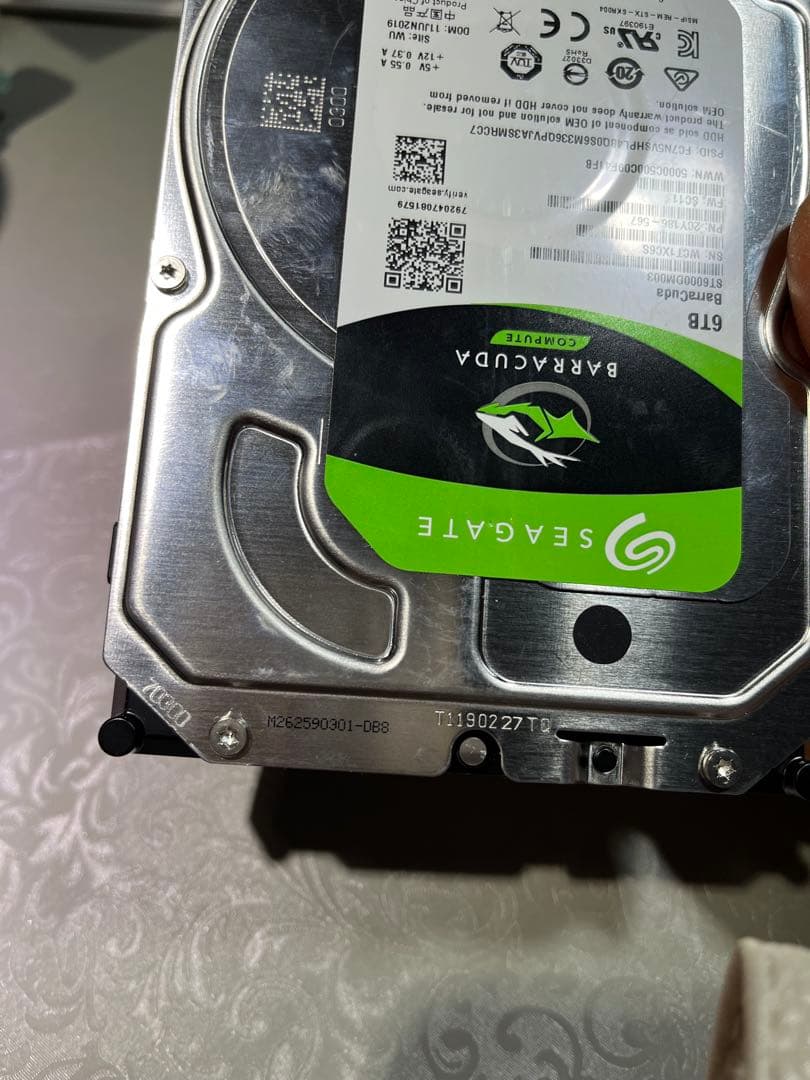 外付けハードディスク・ドライブ Seagate BARRACUDA ST6000DM003 SATA HDD