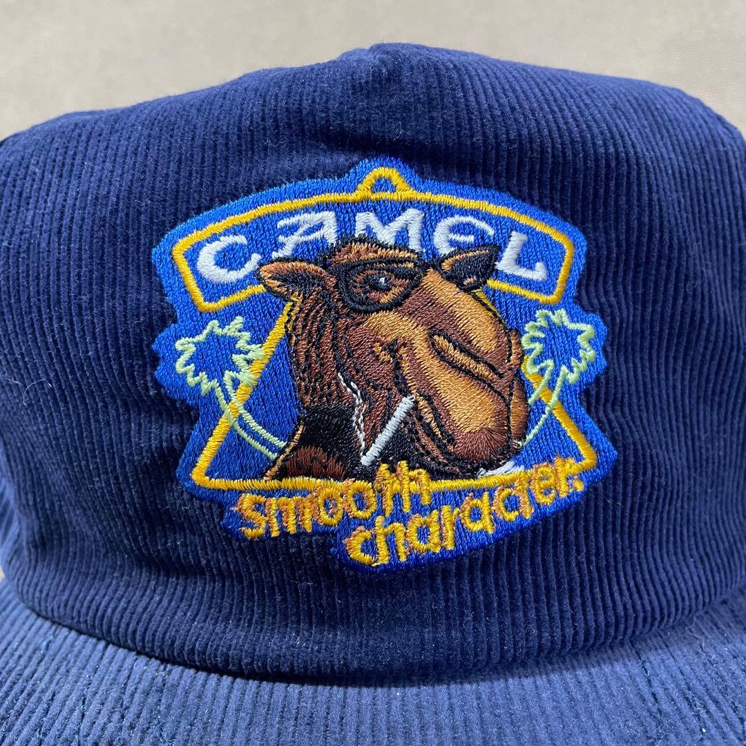 90s 80s キャメル コーデュロイ キャップ ビンテージ usa old