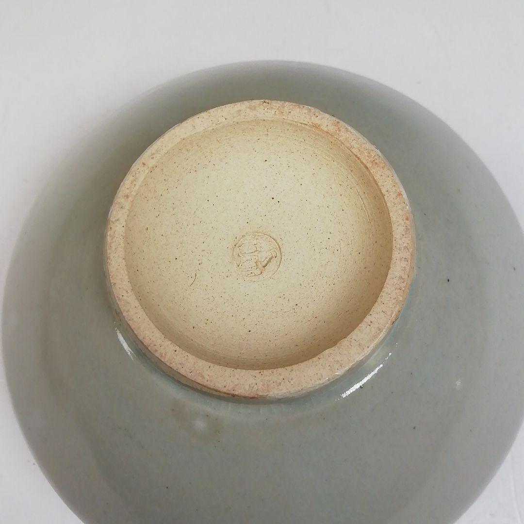 Ｔ９７２　数茶碗　九客　『独楽形　金襴手　六瓢』『寿宝窯 造』　共箱　茶道具