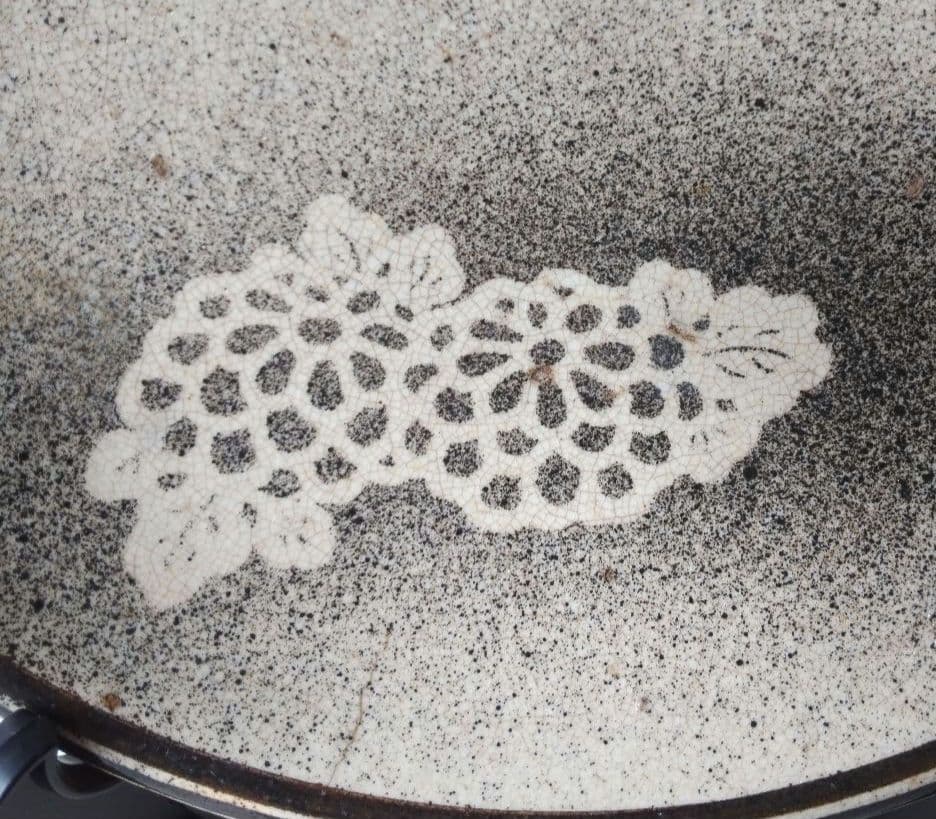 吹墨皿 約２４.５cm