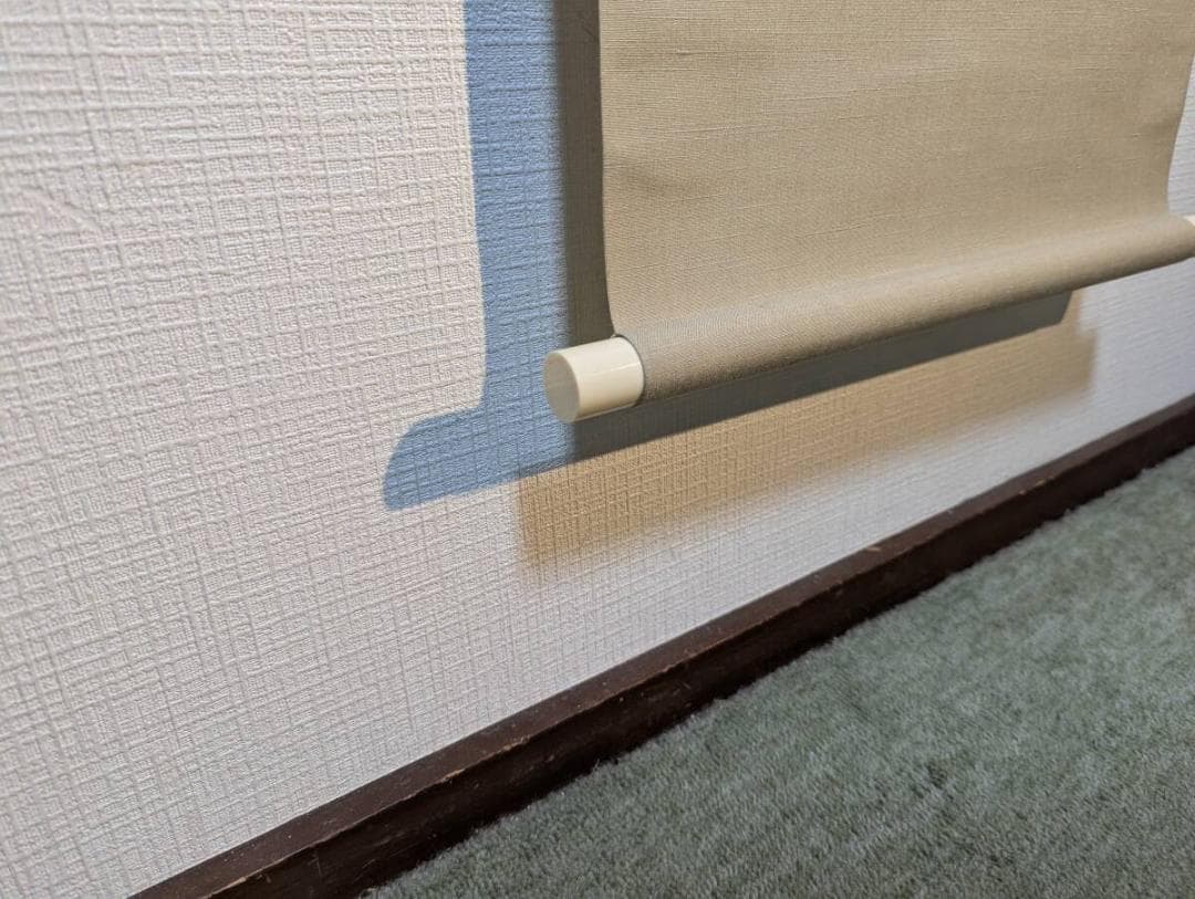 【真作】掛軸　尾竹国観　水墨画　瀧見図　仙人図　杖を持つ人物　合箱入　U67