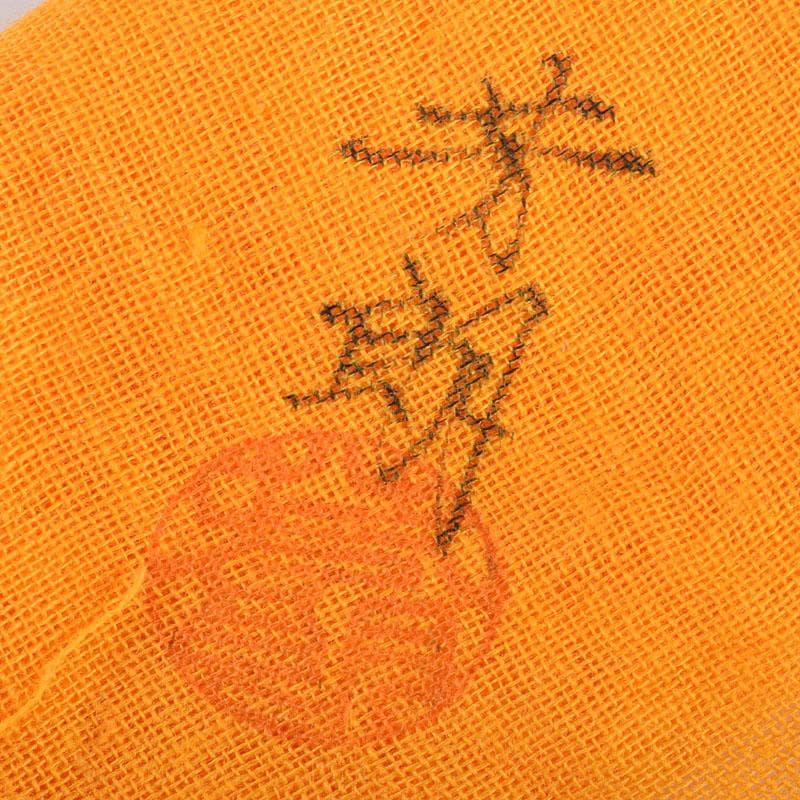 茶道具　福田芳朗作　黒柿香合　共布共箱　V　R8866