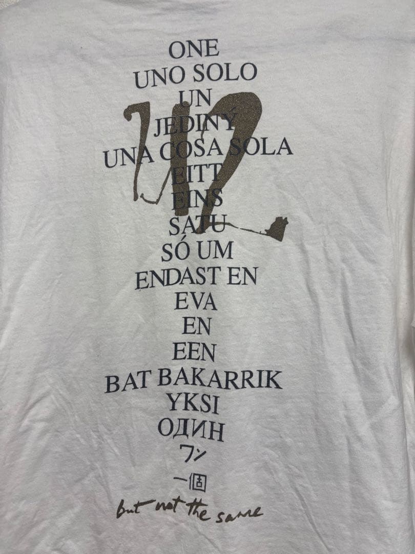 【U2】OneツアーTシャツ Hanes Beefy USA製 XLサイズ90s