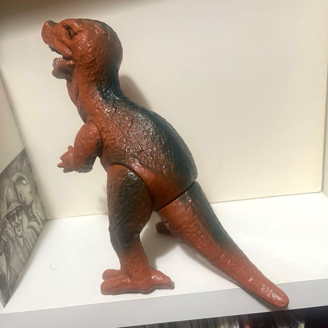 大協製 アロサウルス ソフビ フィギュア 生きていた恐竜