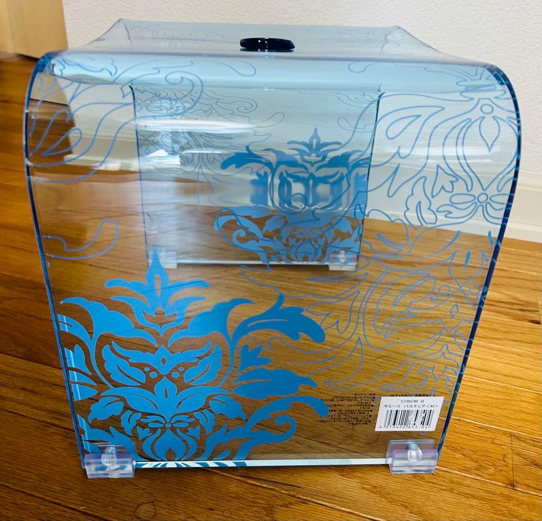 ★新品【サミーラ】バスチェアー・洗面器　クリア　Mサイズ　2点セット　センコー