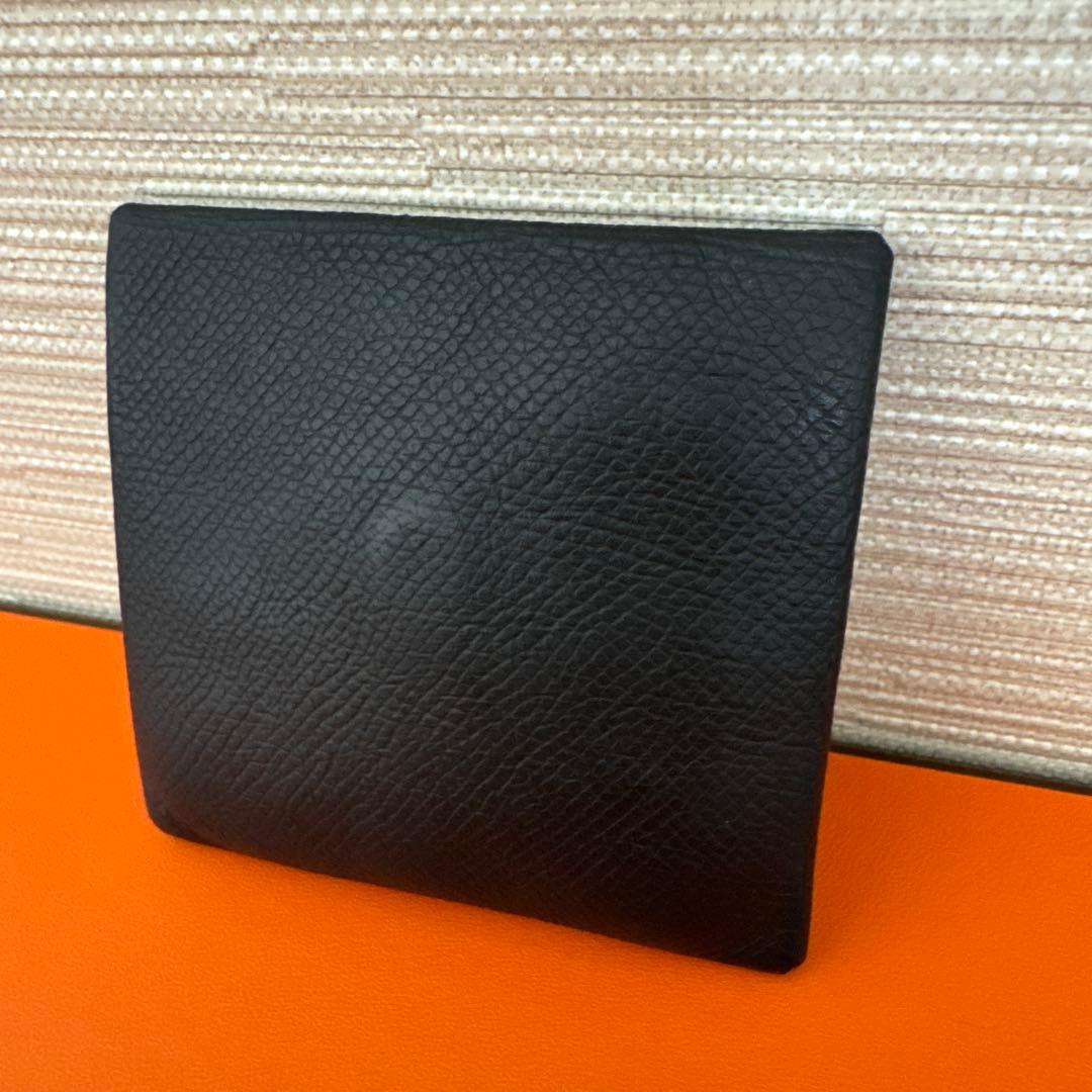 ‼️‼️‼️HERMES バスティア　ノアール‼️‼️‼️ブラック　レザー　ケース