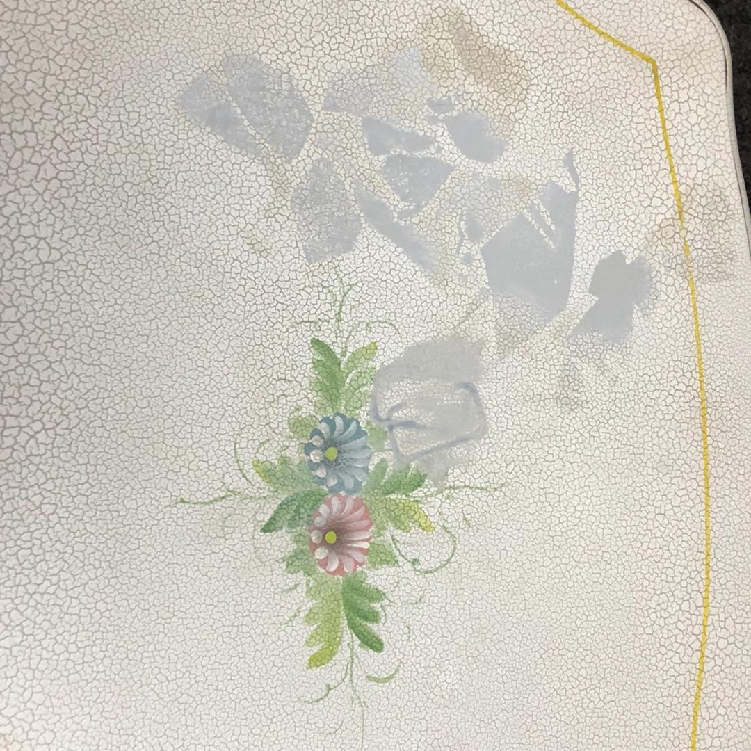 アンティーク調　ネコ脚テーブル　サイドテーブル