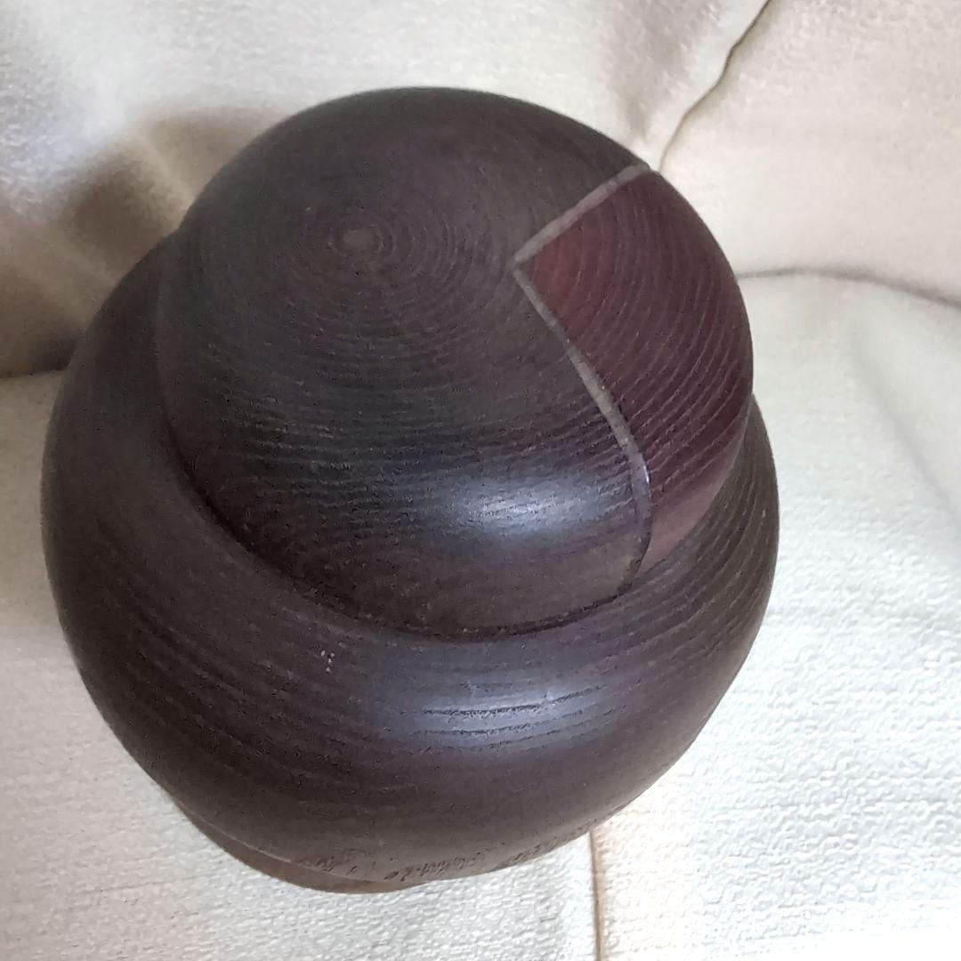 三平こけし　13センチ風人形 茶色と赤