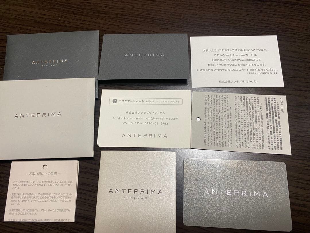 ANTEPRIMA 未使用✨保存袋、ギャランティカード有り ルケット　シルバー