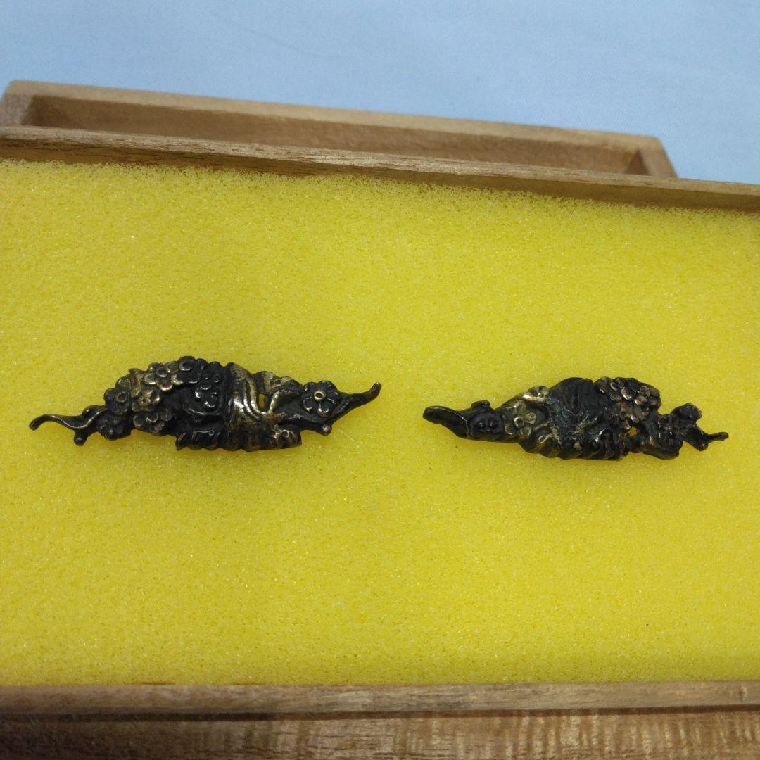 目貫　江戸時代　刀装具　骨董品 アンティーク