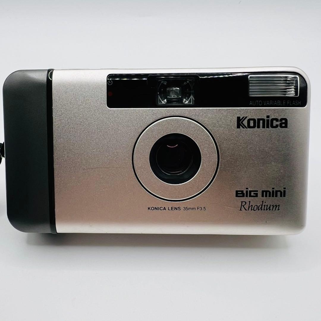 【動作確認済み】Konica BiG mini Rhodium フィルムカメラ