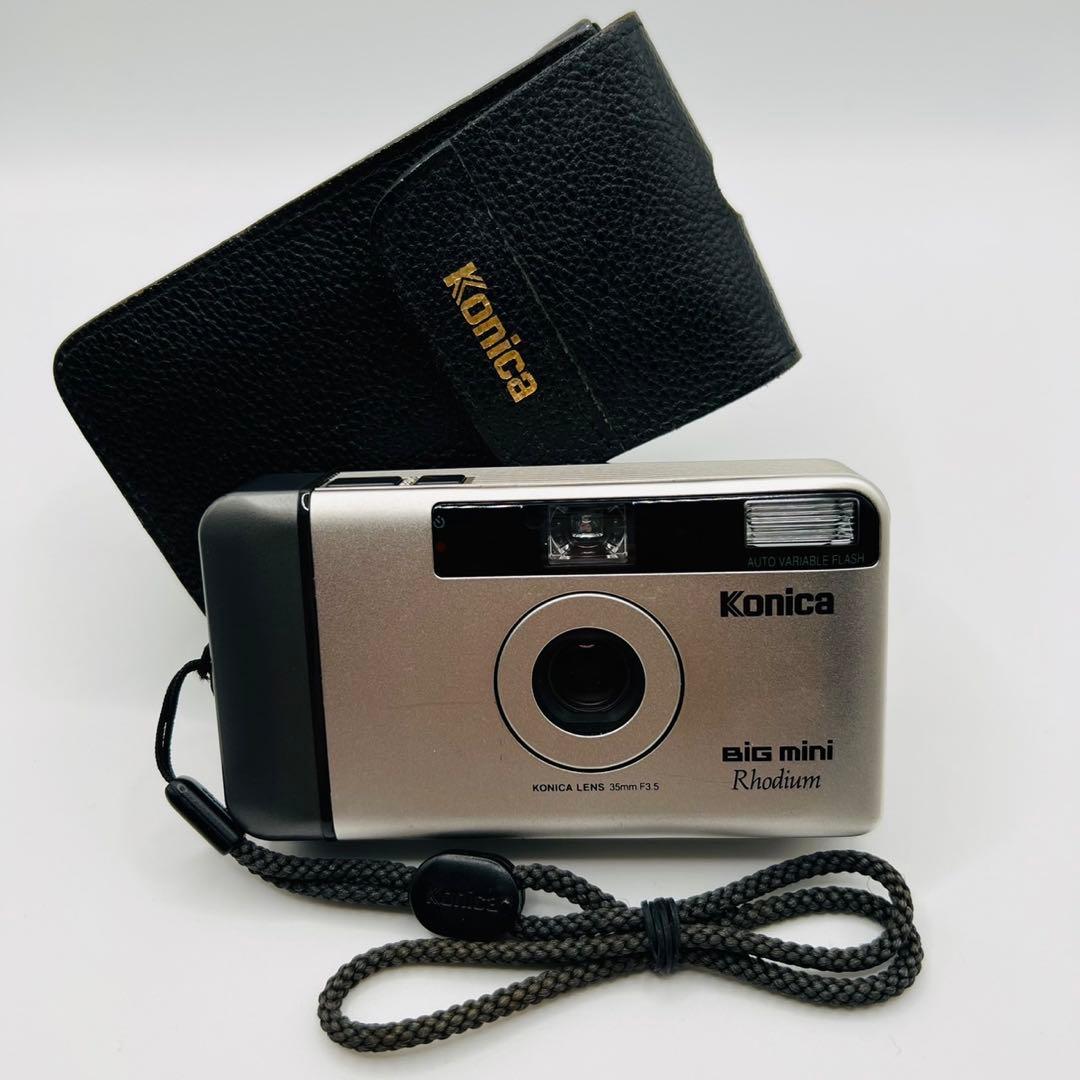 【動作確認済み】Konica BiG mini Rhodium フィルムカメラ