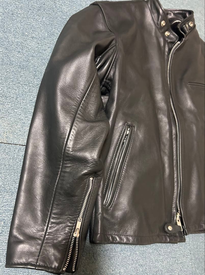 【美品/ビッグサイズ】schott 641 44サイズ レザージャケット USA
