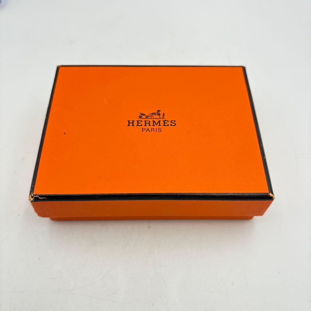 エルメス シフレ ホイッスル シルバー ブルー レザー 0724-S6543h