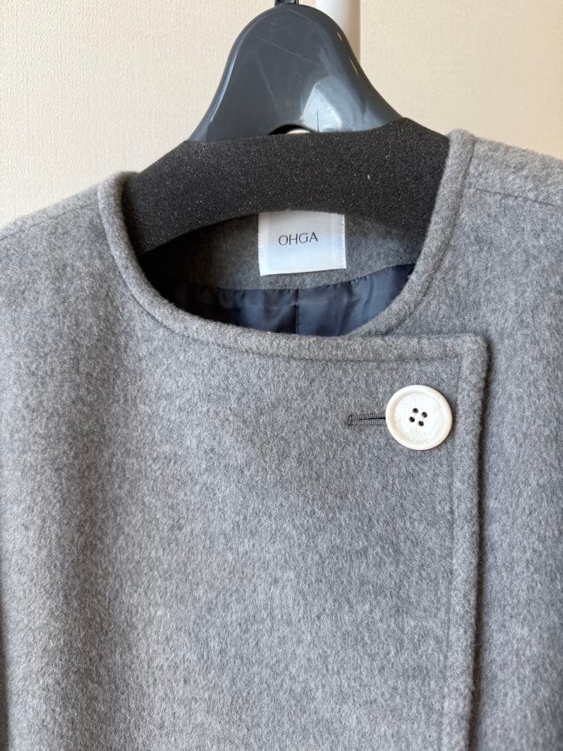 OHGA PUFF COAT グレー