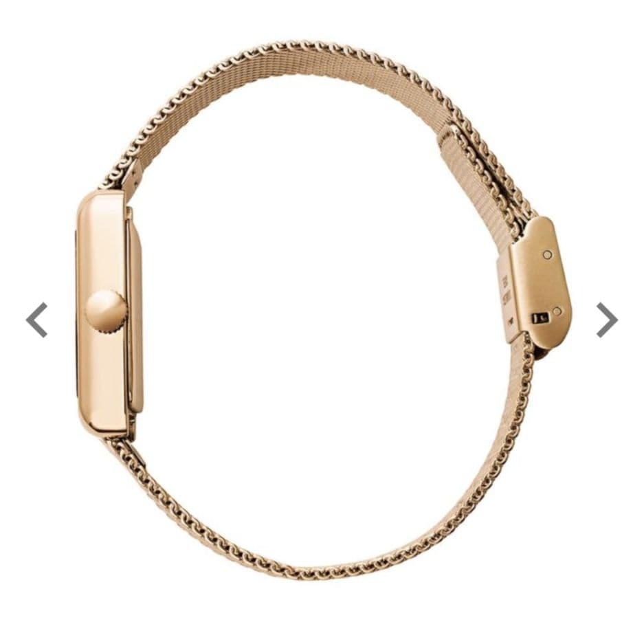 【稼働品】matow 腕時計 ゴールドメッシュ Tsukiシリーズ 朧月 マトウ