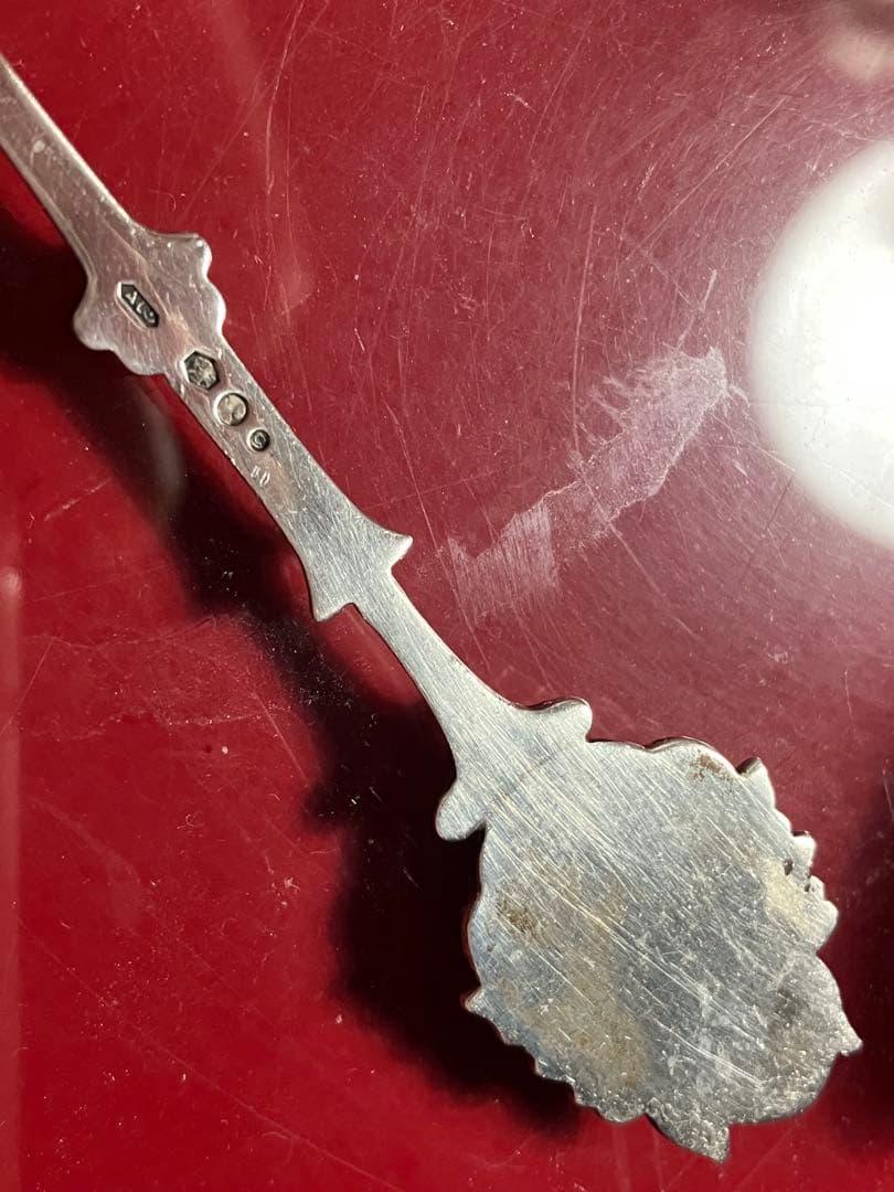 silver？装飾スプーン アンティーク？