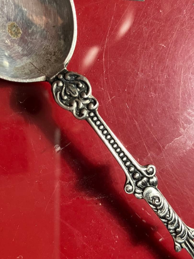 silver？装飾スプーン アンティーク？