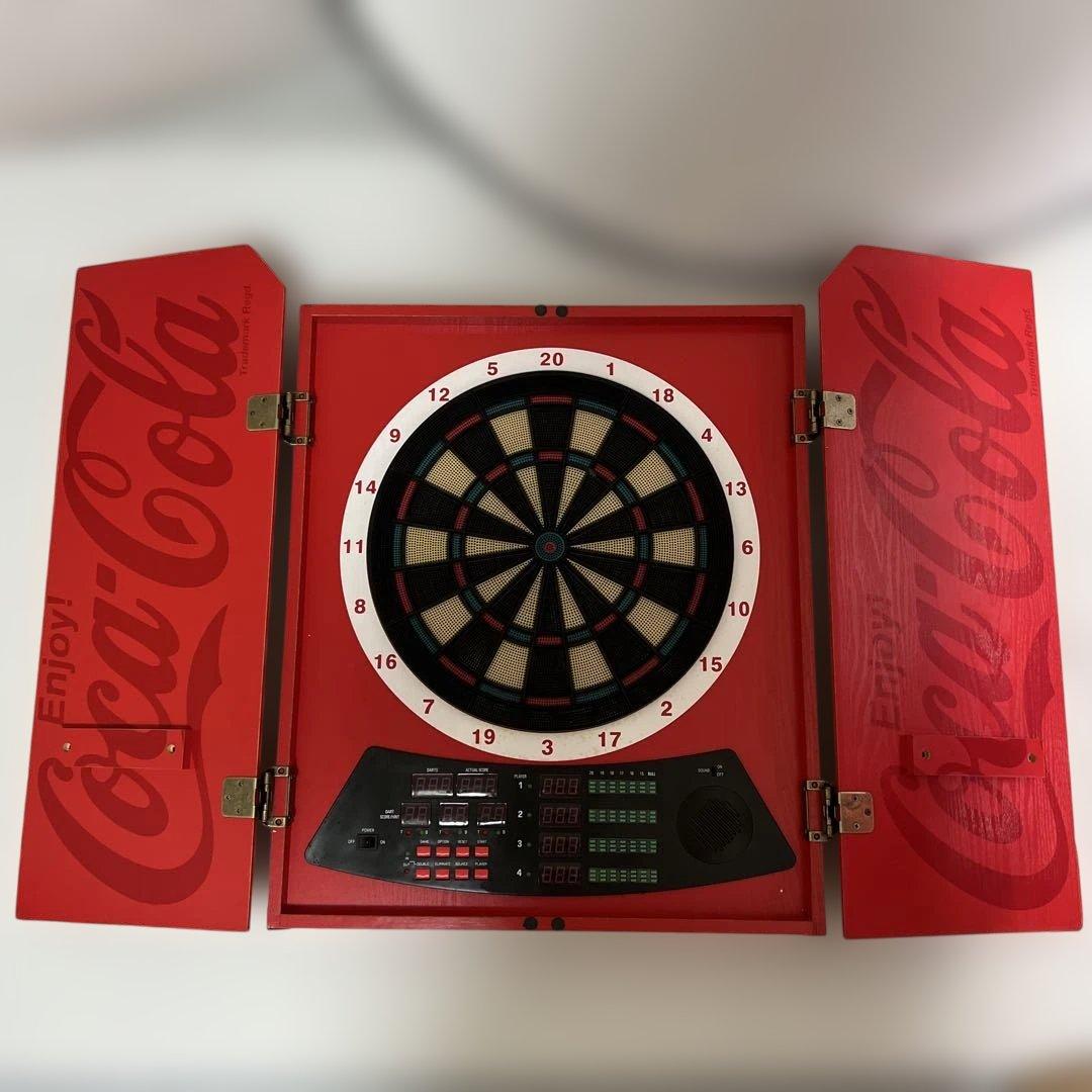 Coca-Cola コカ・コーラ 電子ダーツボード フルセット 美品
