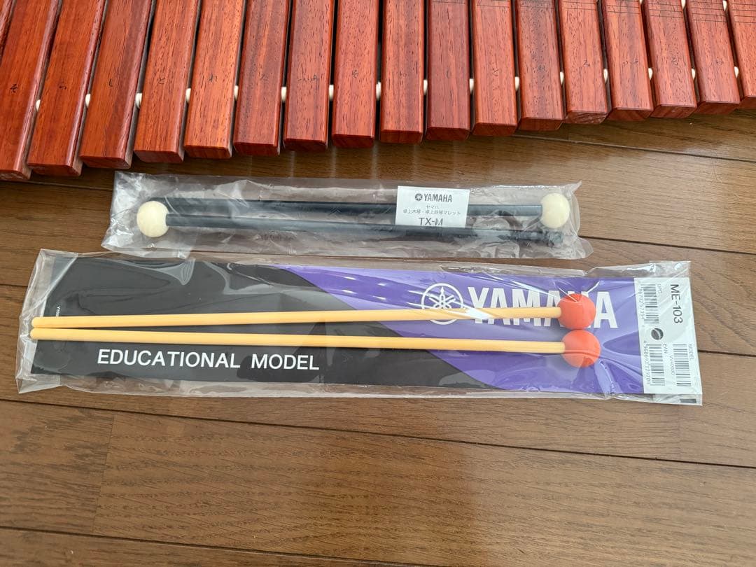 美品★卓上木琴　YAMAHAヤマハ TX-6 木琴　マレット付き