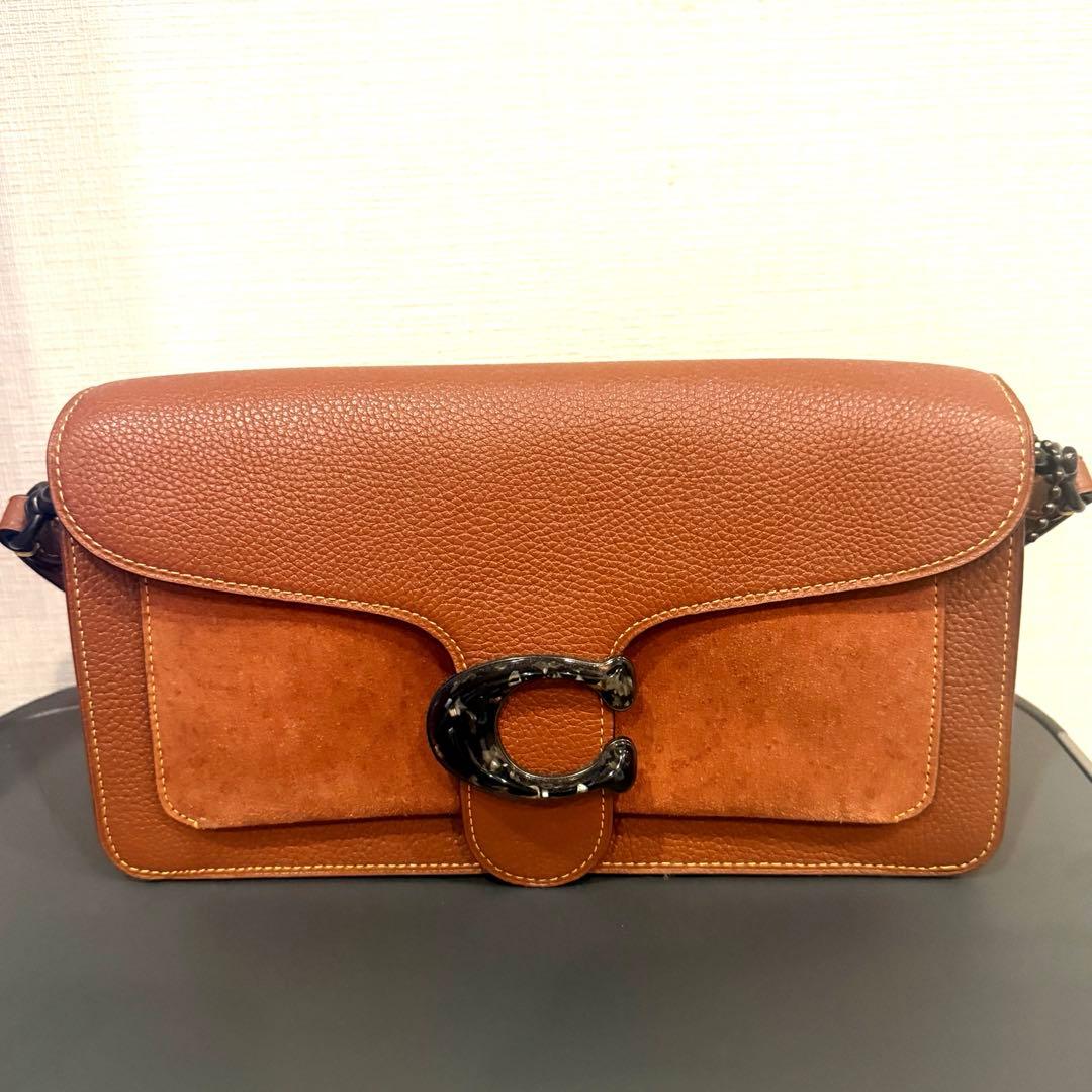 美品 COACH コーチ タビー ショルダー バッグ 26