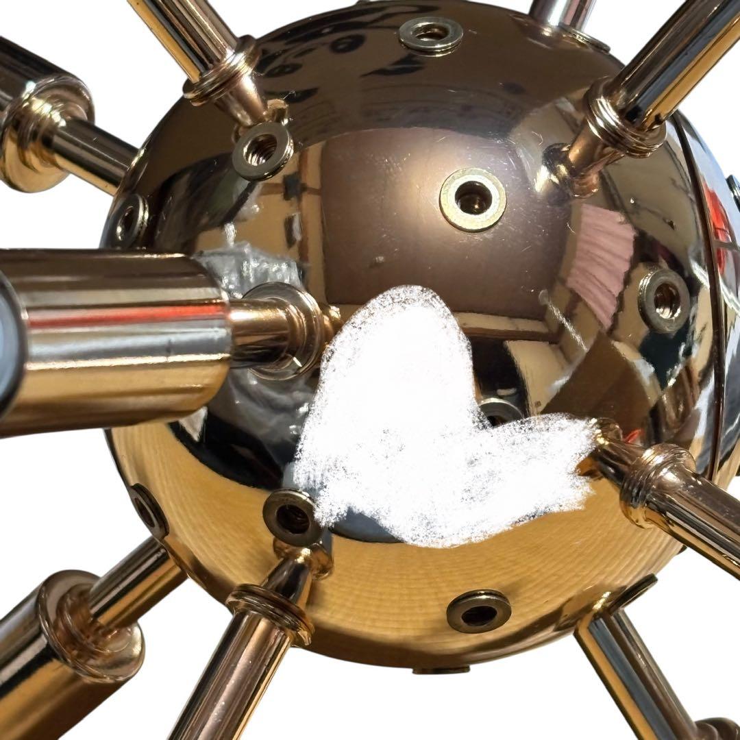 オーブ バブルシャンデリア ゴールド色 オーロラ ペンダントライト 10灯