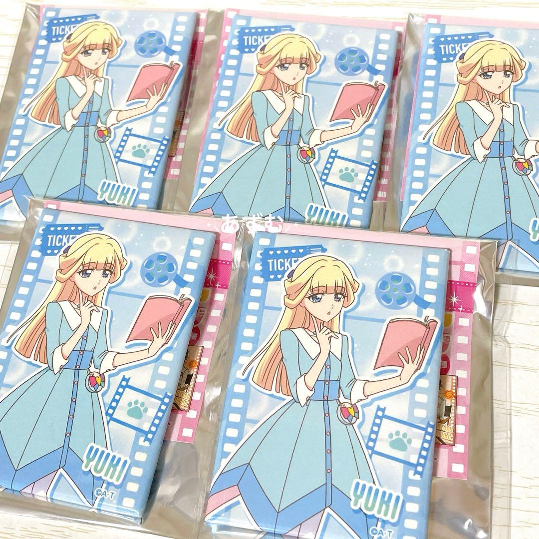 わんだふるぷりきゅあ　映画　イオンシネマ限定　スクエア缶バッジ　ゆき　ニャミー