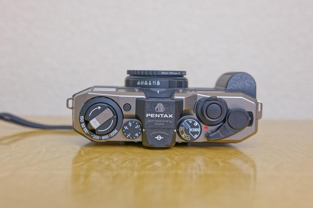 【美品】PENTAX17 フィルムカメラ おまけフィルム１本＆レンズフィルター付