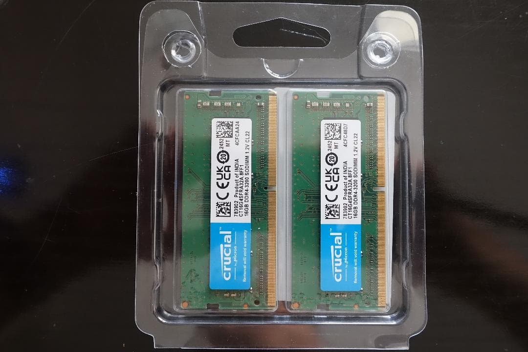 【信頼のブランド】Crucial DDR4 3200 32GB SODIMM