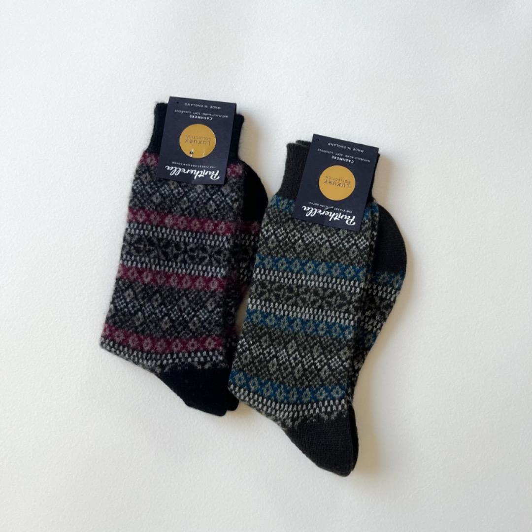 新品 Pantherella パンセレラ カシミア ソックス 靴下 セット