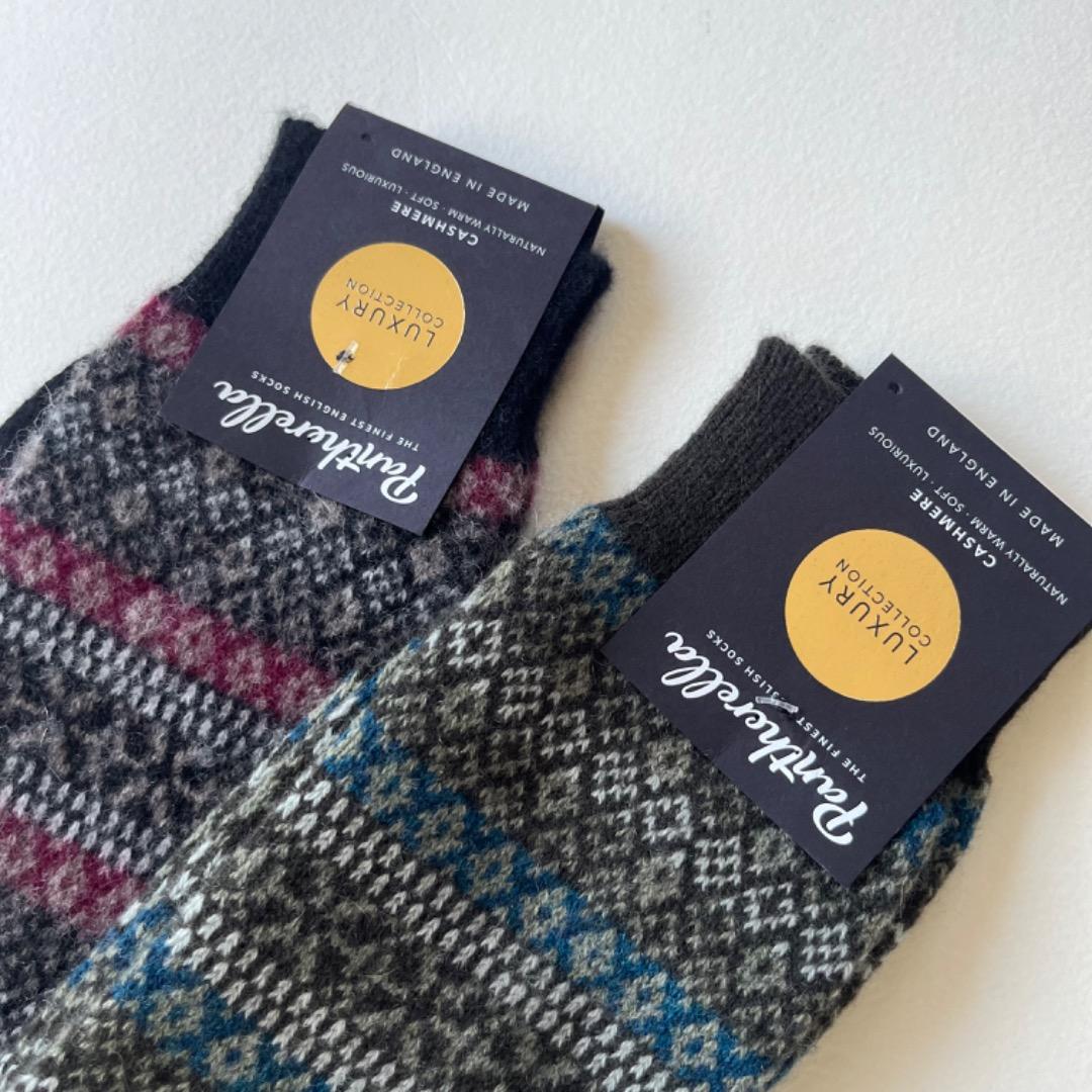 新品 Pantherella パンセレラ カシミア ソックス 靴下 セット