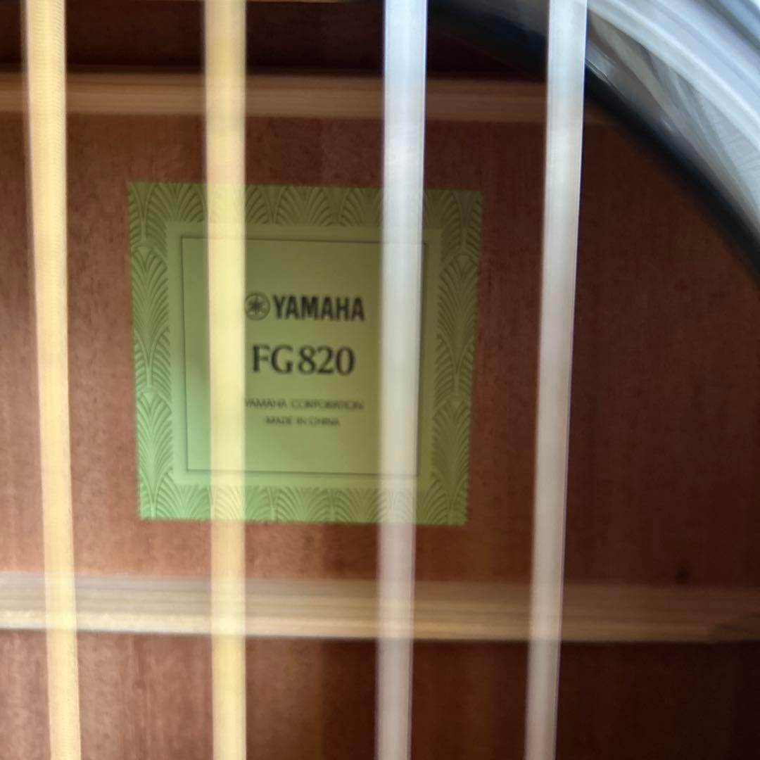 2026.1購入アコースティックギターYAMAHA FG820ブラック セット