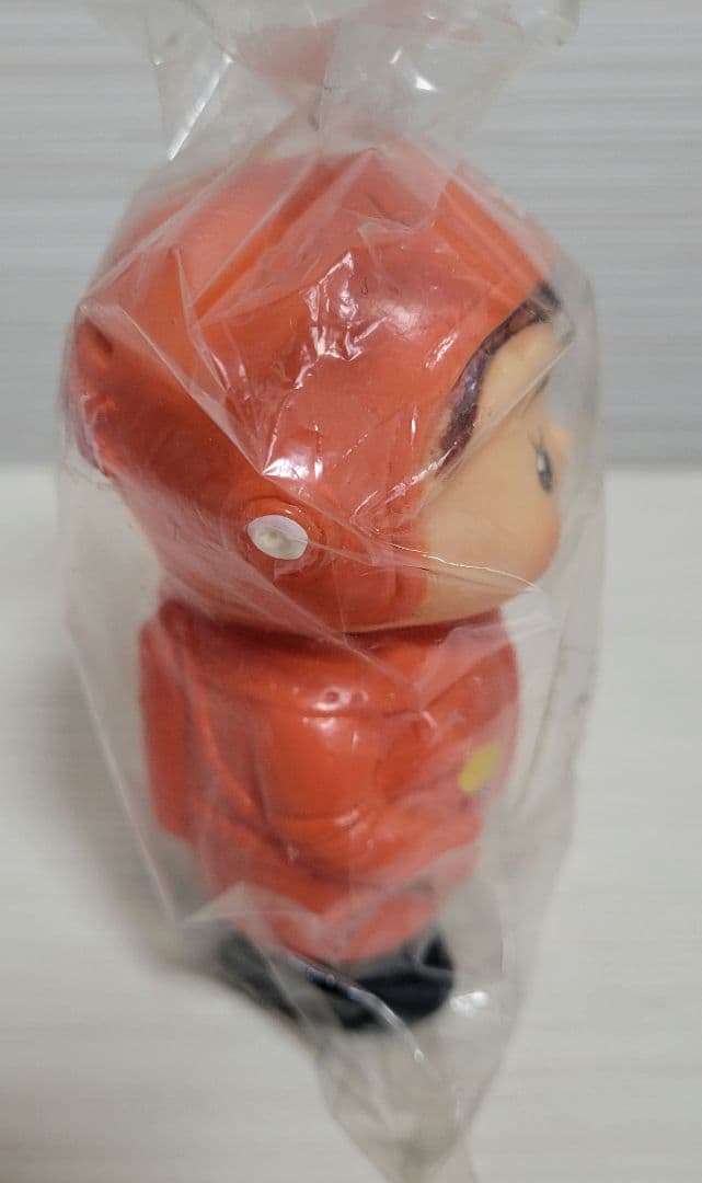 当時物 滋賀銀行 しがちゃん ソフビ貯金箱　宇宙服 昭和レトロ