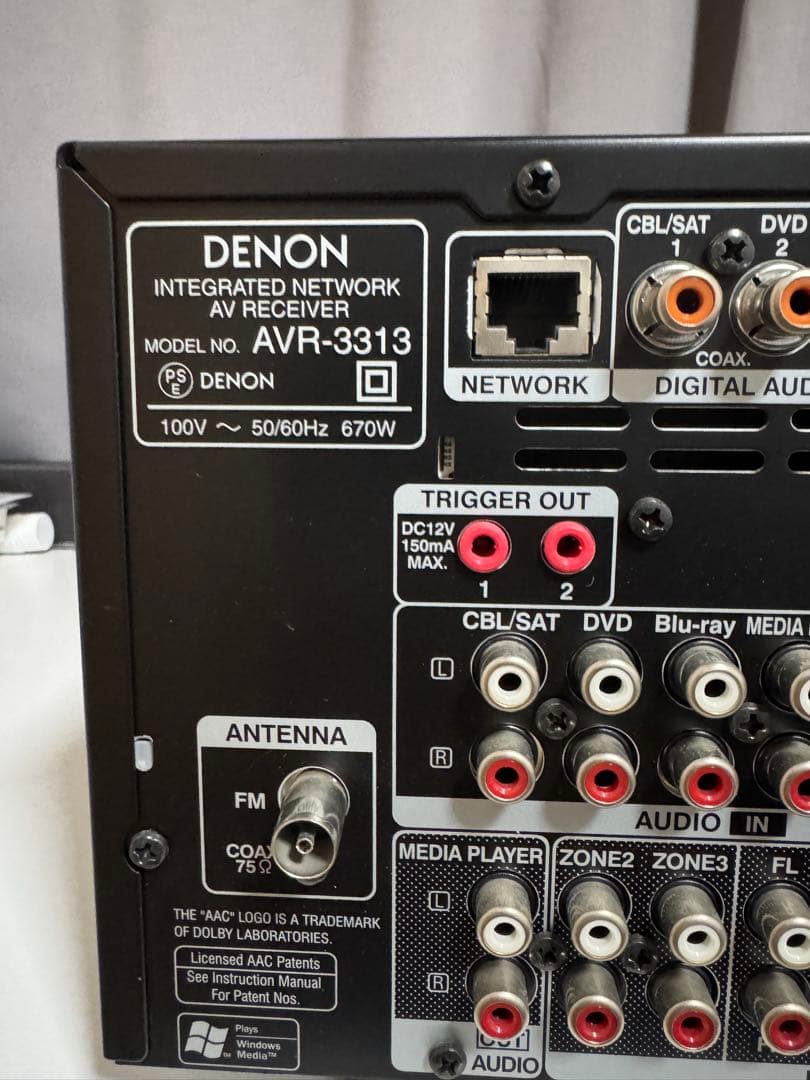 DENON AVR-3313 AVアンプ 4K対応