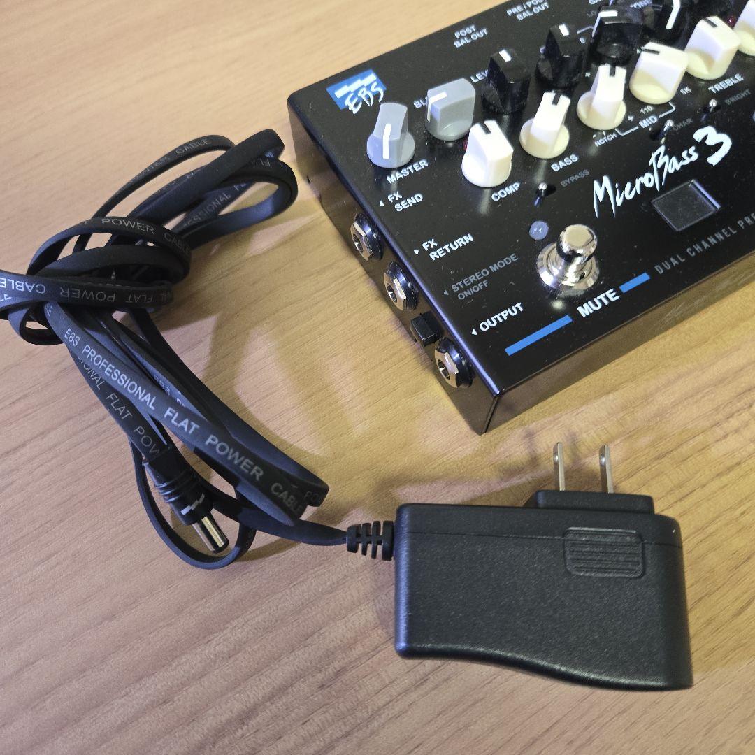 EBS MicroBass 3 デュアルチャンネルプリアンプ