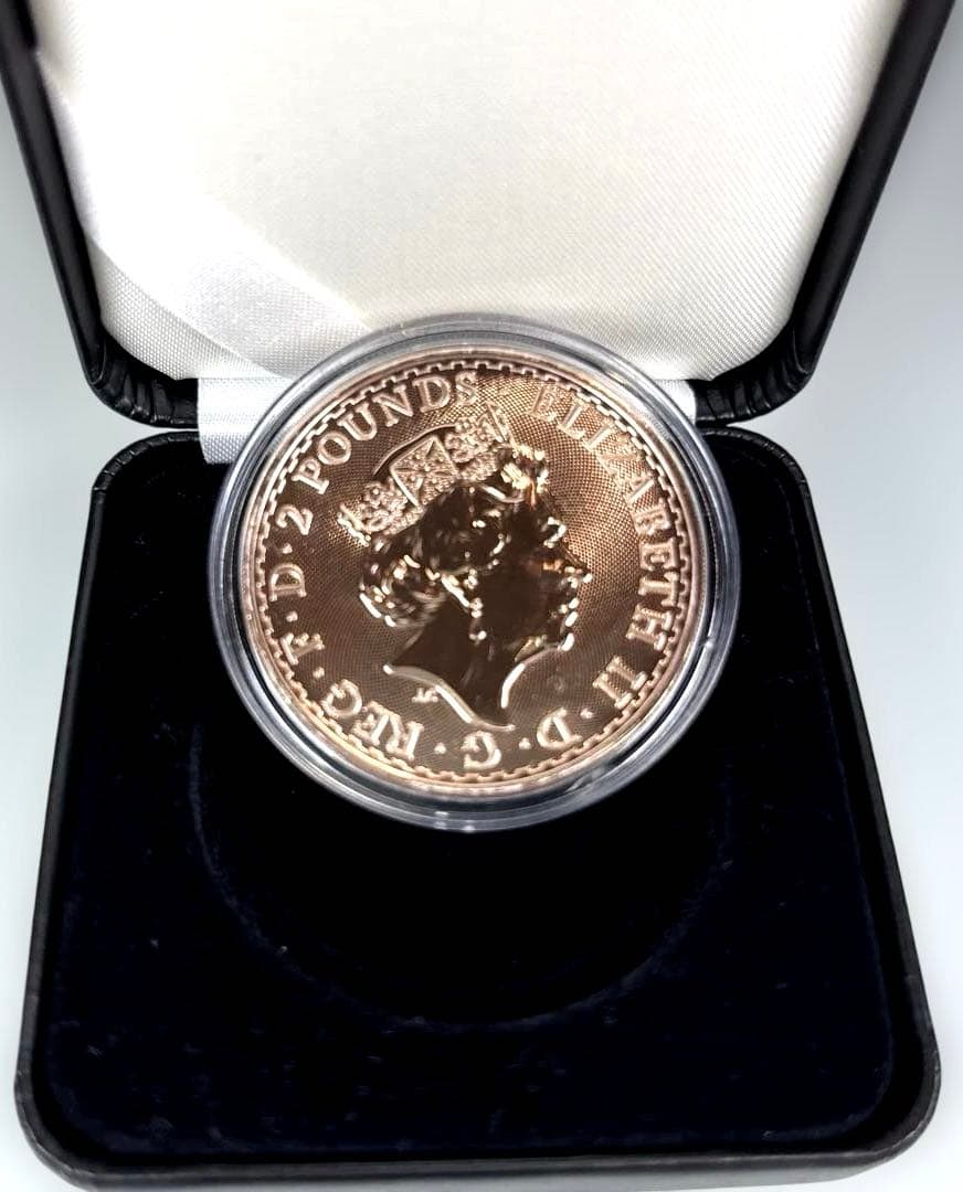 ★2021 ブリタニア　銀貨　１オンス　シルバー.999　ローズゴールド★