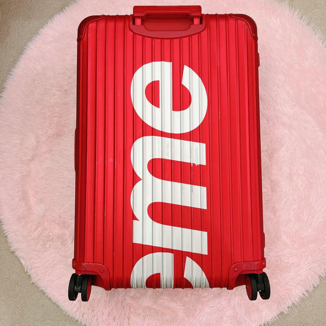 supreme RIMOWA コラボ キャリーケース 82L レッド