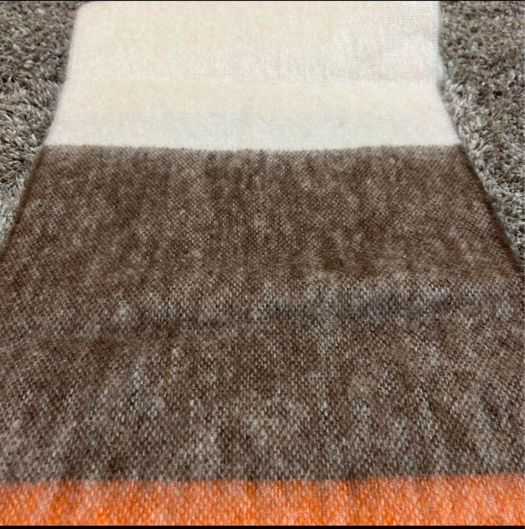 【美品　タグ付き　人気】TOMORROWLAND☆マフラー☆ブラウン系