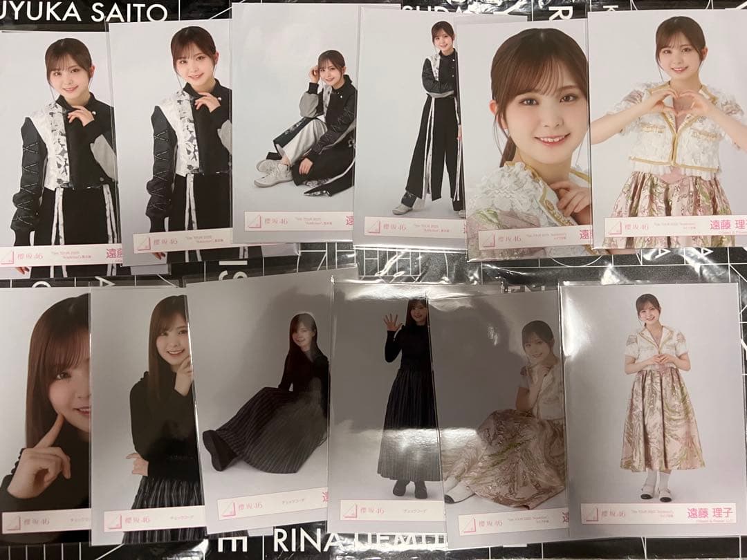 ◎櫻坂46 遠藤理子　生写真　150枚　コンプ8種　お値下げ