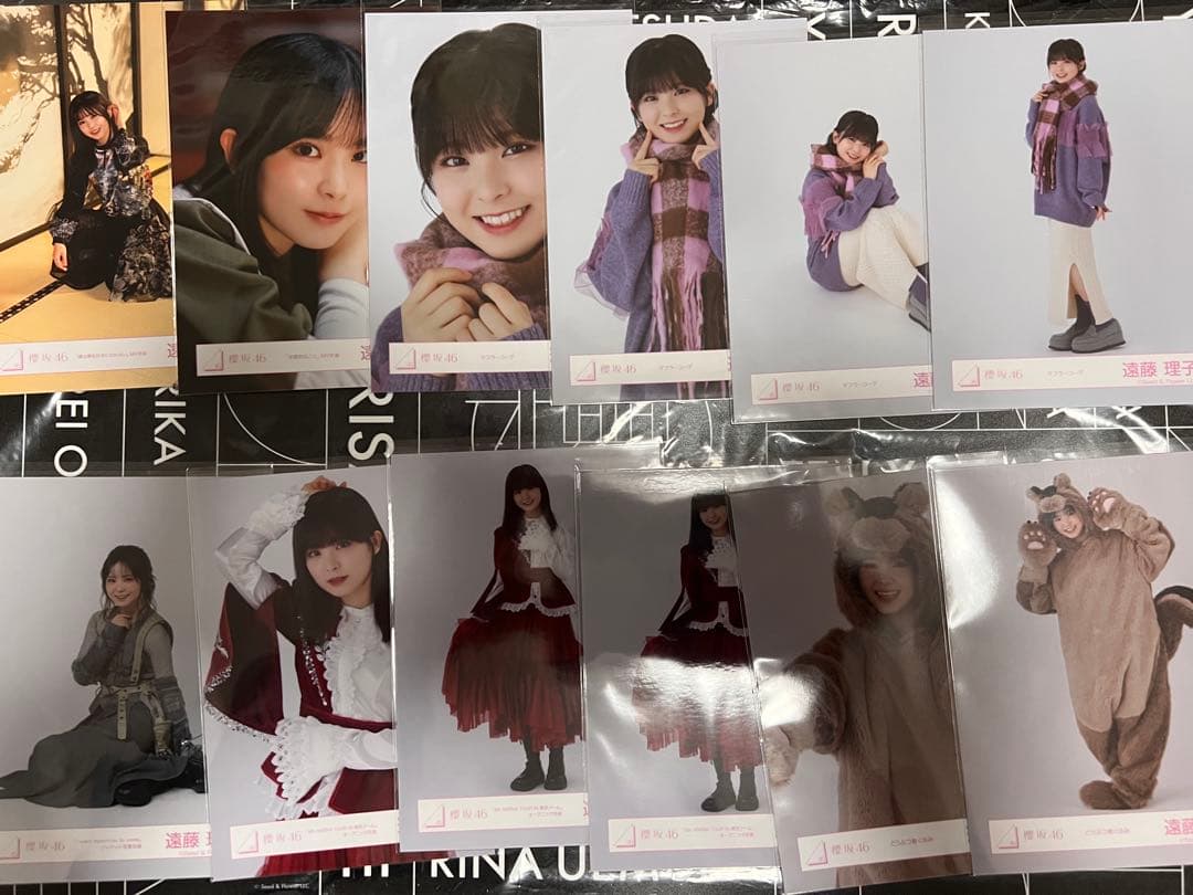 ◎櫻坂46 遠藤理子　生写真　150枚　コンプ8種　お値下げ