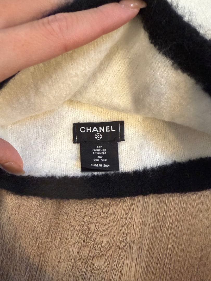 CHANEL ニット帽 カシミヤ 美品