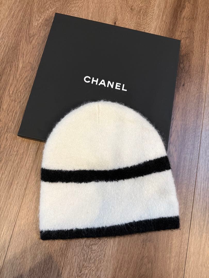 CHANEL ニット帽 カシミヤ 美品
