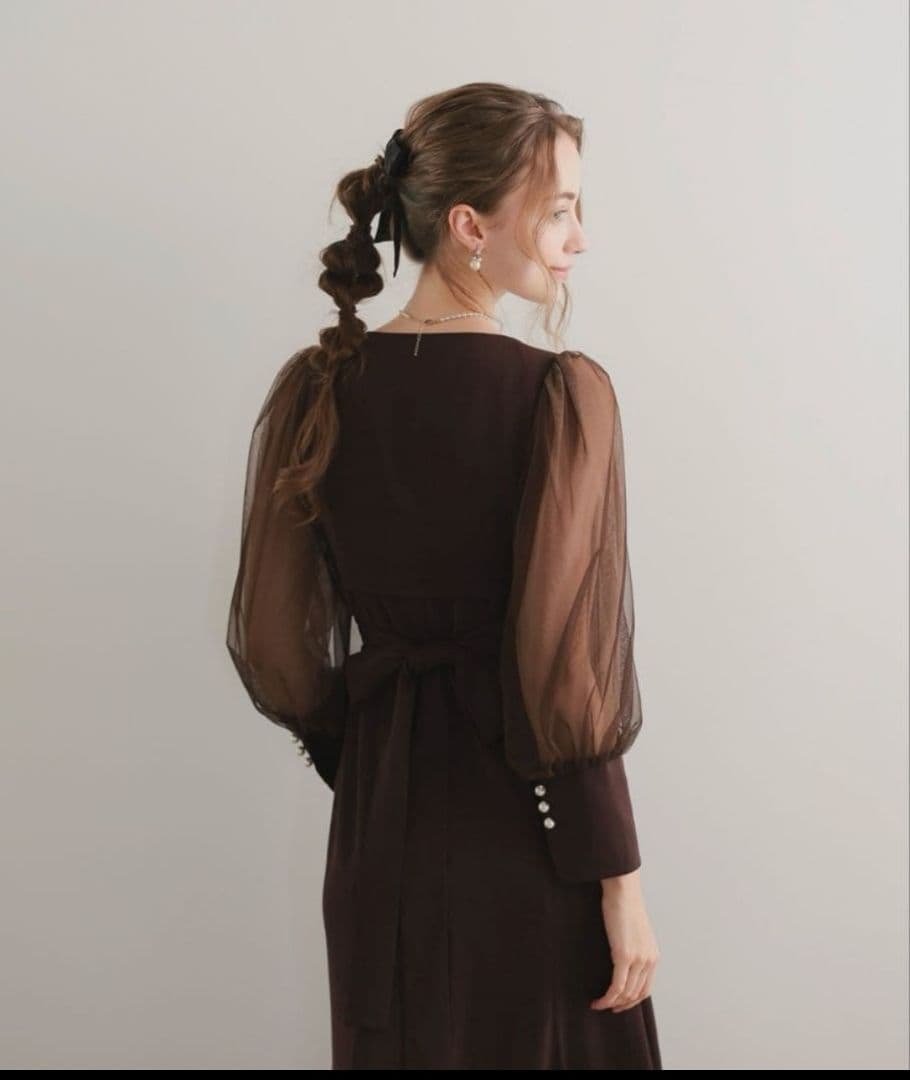 美品♡ドリードール クロスデザインドレス 結婚式 オケージョン