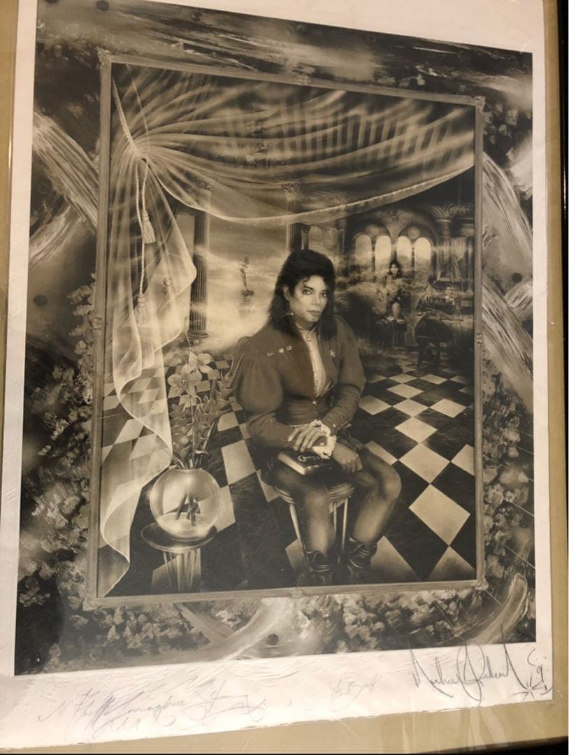 Michael Jackson autograph マイケルジャクソン直筆サイン